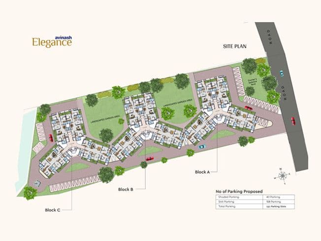 Avinash Group Project - Avinash Elegance master plan