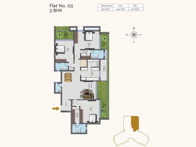 Avinash Group Project -Avinash Elegance floor plan 1