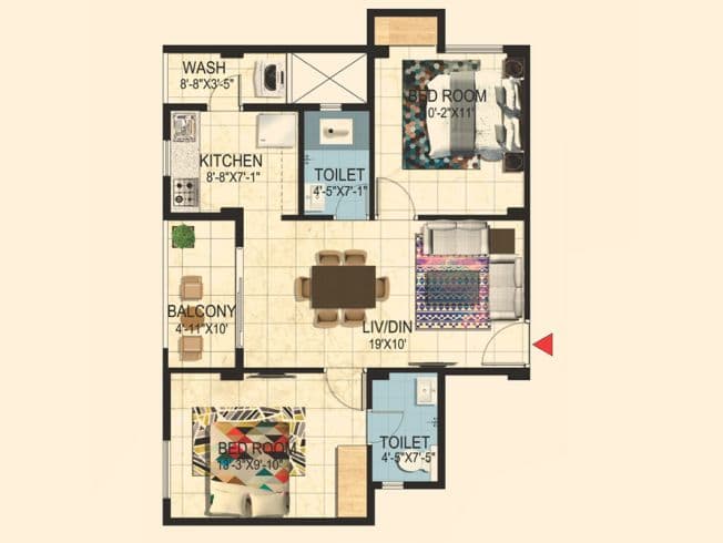 Avinash group project-avinash woods-floor plan image 1
