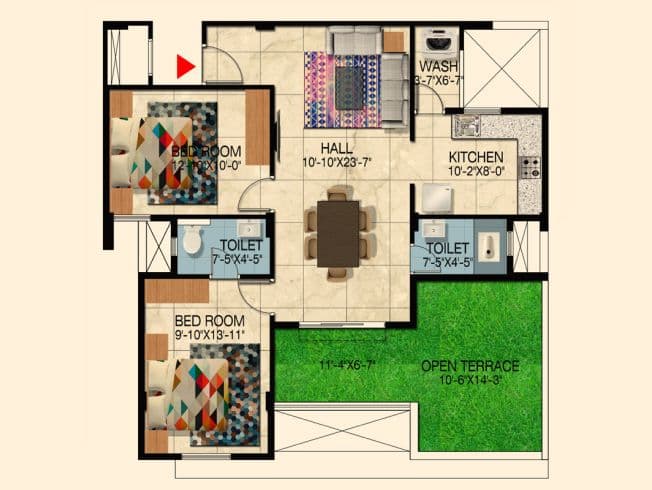Avinash group project-avinash woods-floor plan image 3