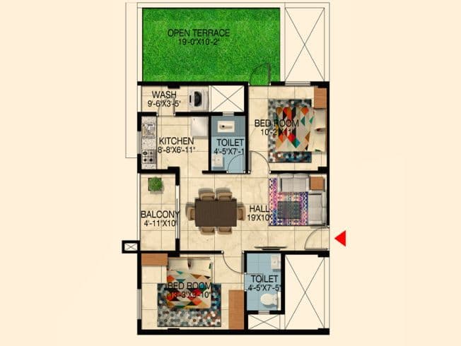 Avinash group project-avinash woods-floor plan image 4