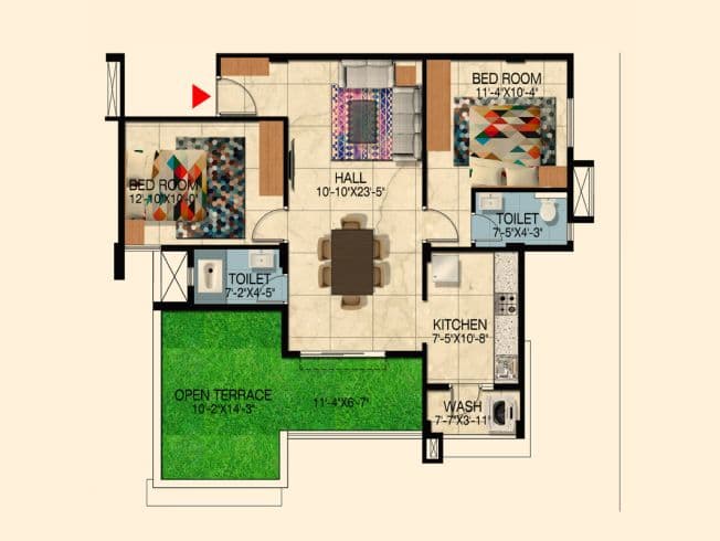 Avinash group project-avinash woods-floor plan image 6