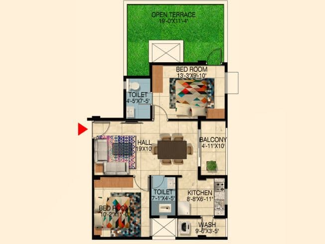 Avinash group project-avinash woods-floor plan image 7
