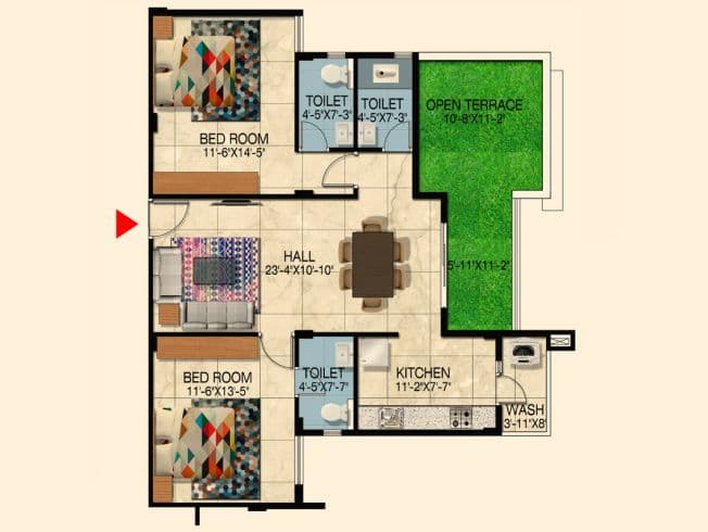 Avinash group project-avinash woods-floor plan image 12