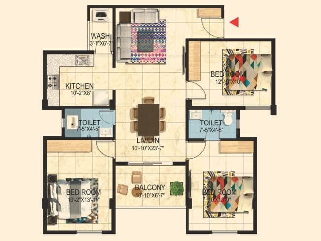 Avinash group project-avinash woods-floor plan image 14