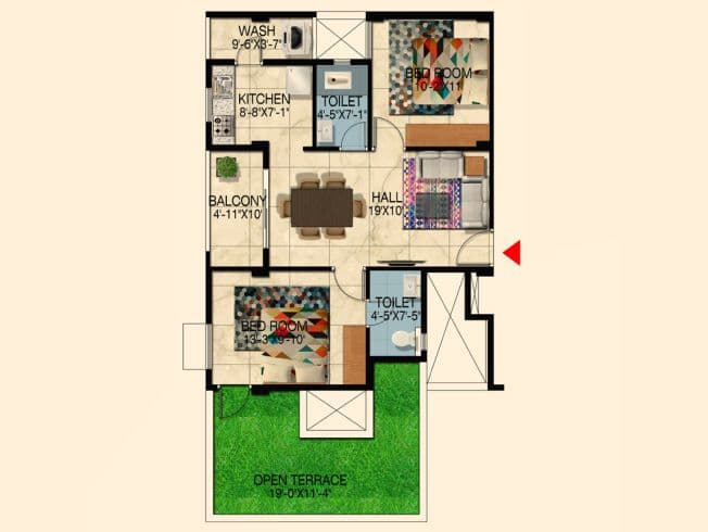 Avinash group project-avinash woods-floor plan image 