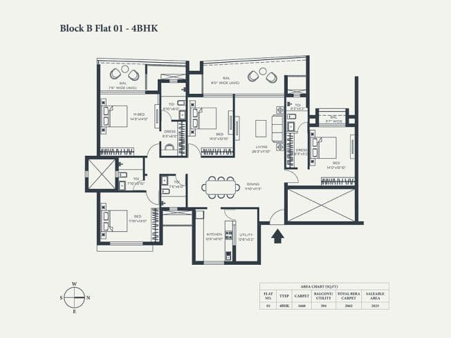 Avinash Group Project - Lifestyle Towers floor plan 2