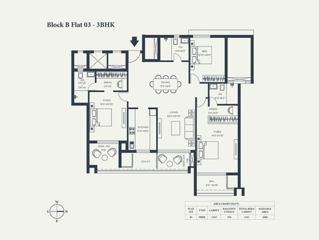 Avinash Group Project - Lifestyle Towers floor plan 1