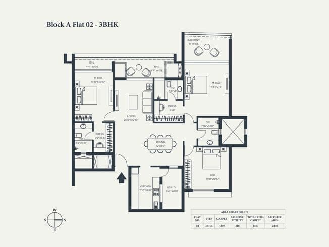 Avinash Group Project - Lifestyle Towers floor plan 4