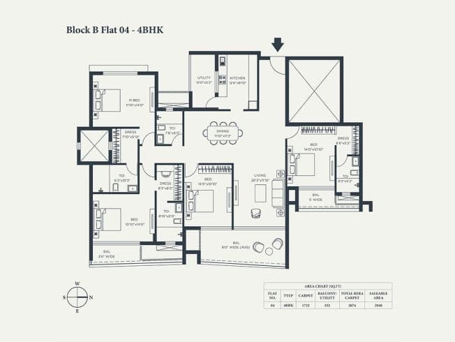 Avinash Group Project - Lifestyle Towers floor plan 3
