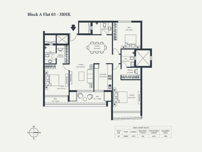Avinash Group Project - Lifestyle Towers floor plan 6
