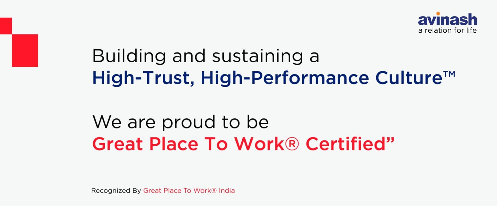 Avinash Group career Banner